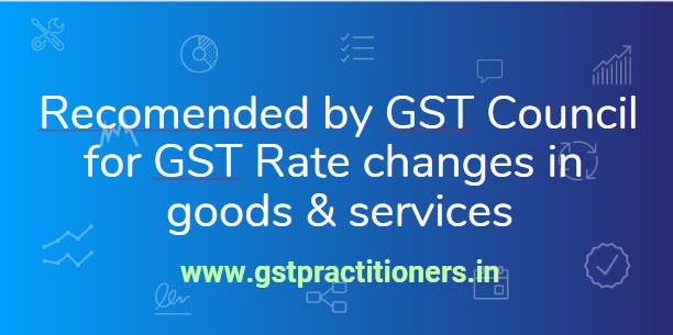 Highlights of Recommendation of 37th GST Council Meeting on GST Rate changes
