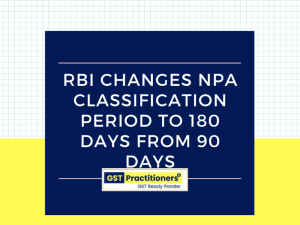 RBI has provided a relief to the standard bank accounts for Asset Classification and Provisioning. (Read Full Text)